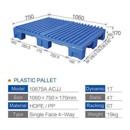 10675A ACJJ PLASTIC PALLET