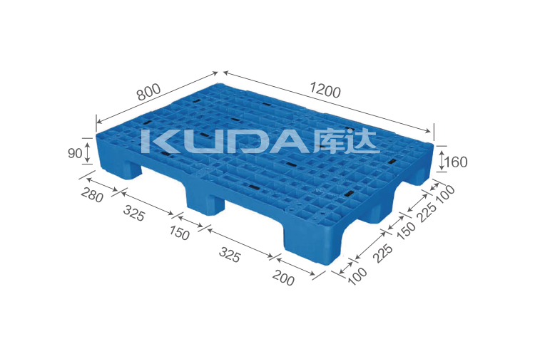 1208B WGJJ PLASTIC PALLET