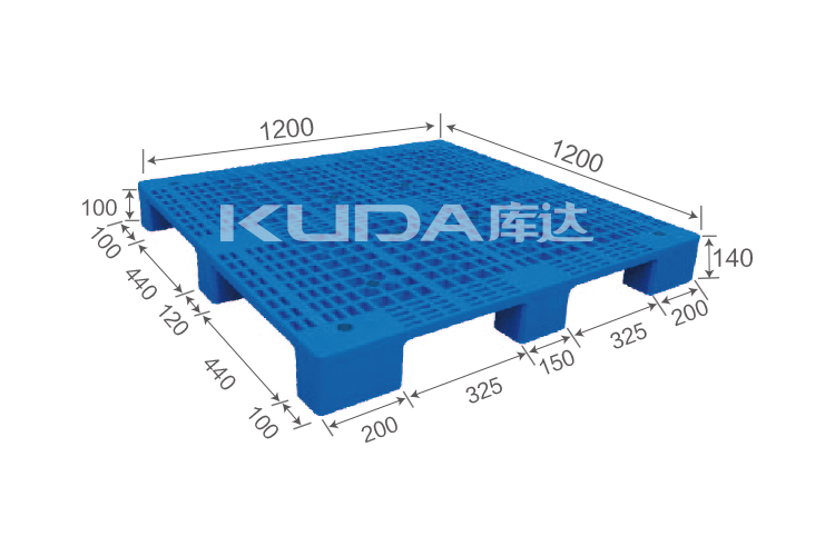 1212A WGJJ PLASTIC PALLET（BUILT-IN STEEL PIPE）