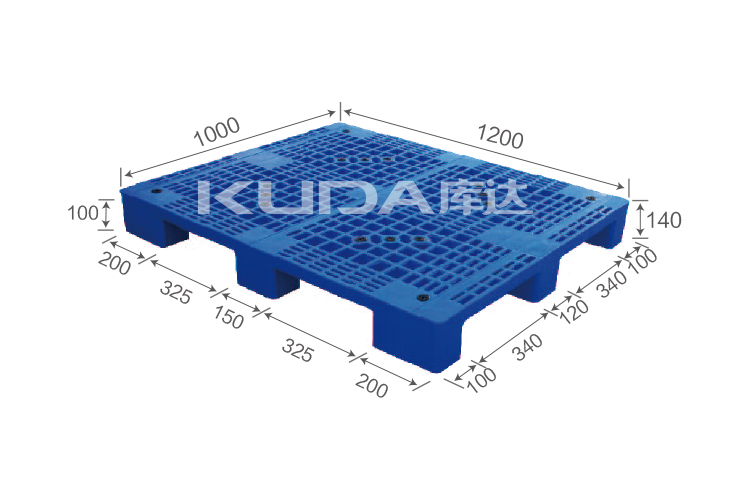 1210D WGJJ PLASTIC PALLET（BUILT-IN STEEL TUBE）