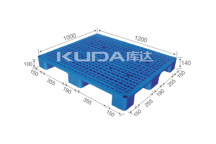 1210C WGJJ PLASTIC PALLET（BUILT-IN STEEL TUBE）