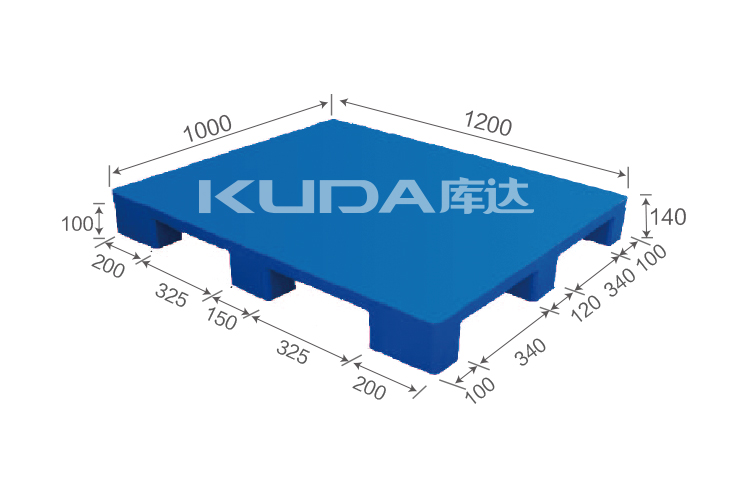 1210D PBJJ PLASTIC PALLET（BUILT-IN STEEL TUBE）