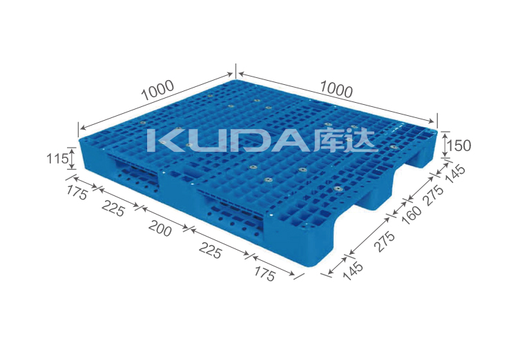 1010C WGCZ PLASTIC PALLET（BUILT-IN STEEL TUBE）