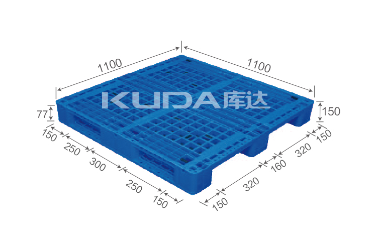 1111D WGCZ PLASTIC PALLET（BUILT-IN STEEL TUBE）