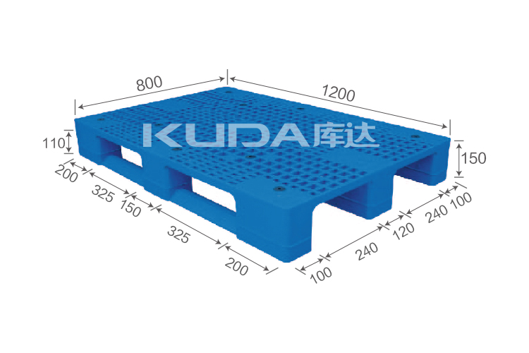 1208C WGCZ PLASTIC PALLET（BUILT-IN STEEL TUBE）