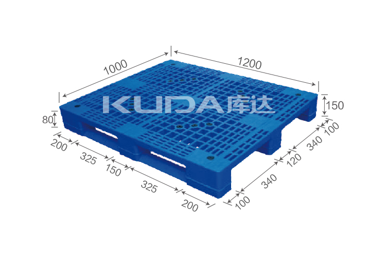 1210H WGCZ PLASTIC PALLET（BUILT-IN STEEL TUBE）