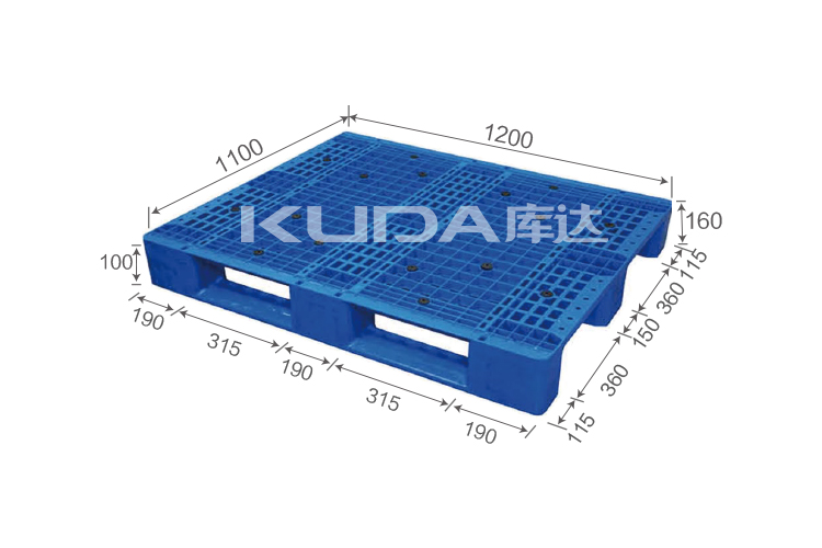 1211C WGCZ PLASTIC PALLET（BUILT-IN STEEL TUBE）