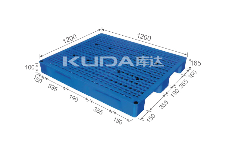 1212C WGCZ PLASTIC PALLET（BUILT-IN STEEL TUBE）