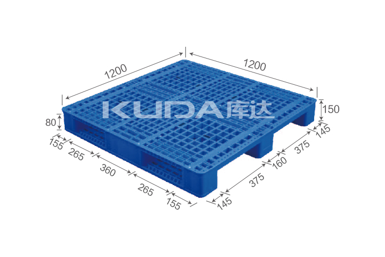 1212D WGCZ PLASTIC PALLET（BUILT-IN STEEL TUBE）