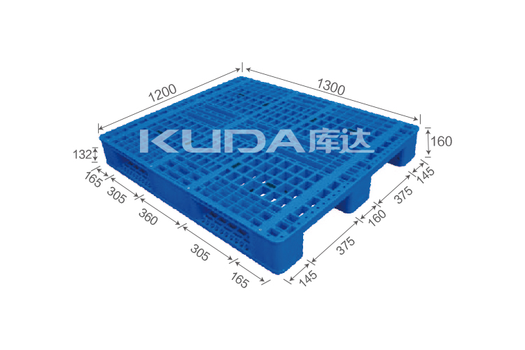 1312A WGCZ PLASTIC PALLET（BUILT-IN STEEL TUBE）