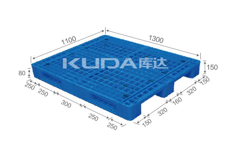 1311D WGCZ PLASTIC PALLET（BUILT-IN STEEL TUBE）