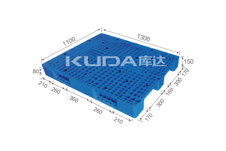 1311C WGCZ PLASTIC PALLET（BUILT-IN STEEL TUBE）