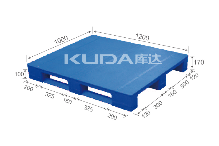 1210B PBCZ PLASTIC PALLET（BUILT-IN STEEL TUBE）