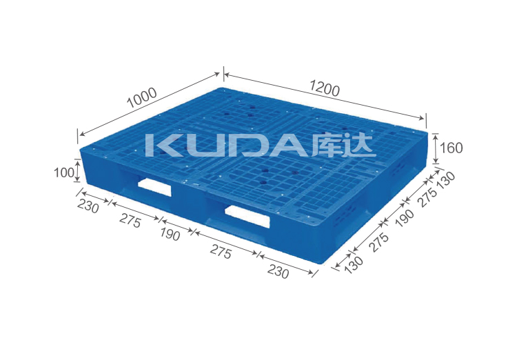 1210E WGTZ PLASTIC PALLET（BUILT-IN STEEL TUBE）