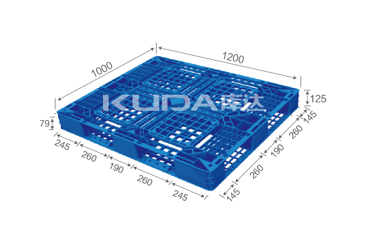 1210F WGTZ PLASTIC PALLET