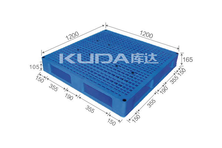 1212C WGTZ PLASTIC PALLET（BUILT-IN STEEL TUBE）