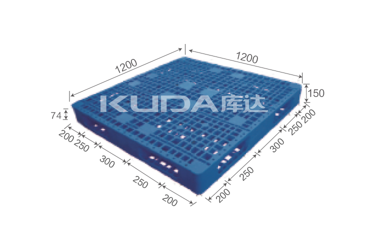 1212D WGTZ PLASTIC PALLET（BUILT-IN STEEL TUBE）