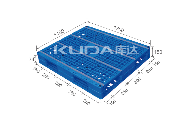 1311C WGTZ PLASTIC PALLET（BUILT-IN STEEL TUBE）