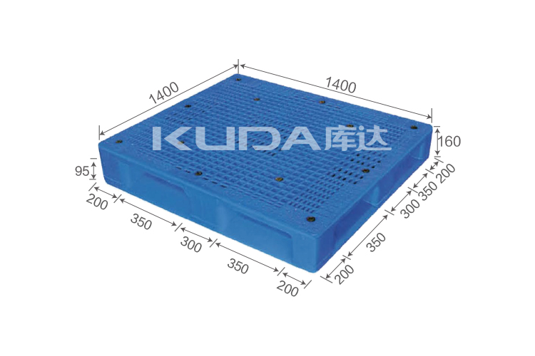 1414 WGTZ PLASTIC PALLET（BUILT-IN STEEL TUBE）