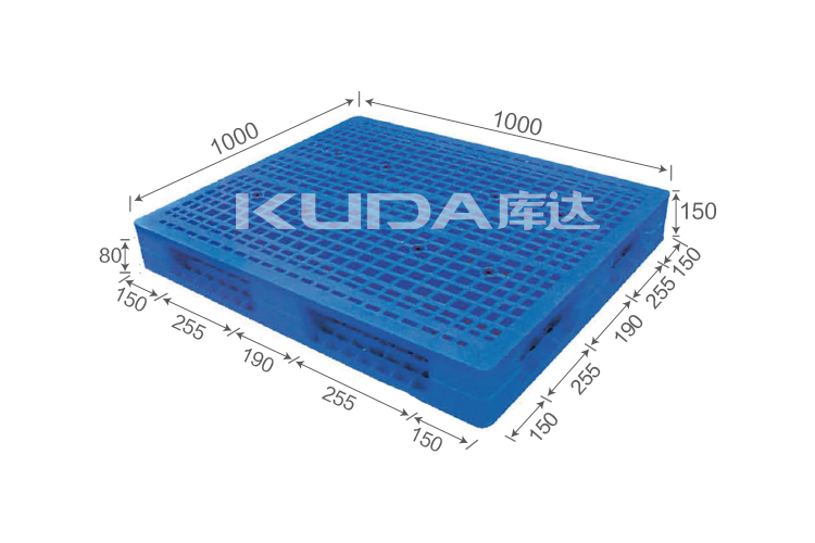 1010A WGSM PLASTIC PALLET（BUILT-IN STEEL TUBE）