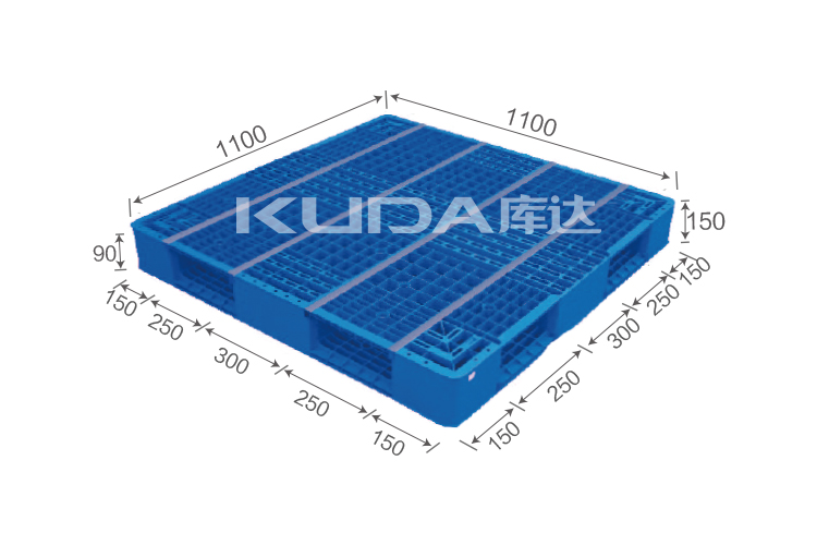 1111F WGSM PLASTIC PALLET（BUILT-IN STEEL TUBE）