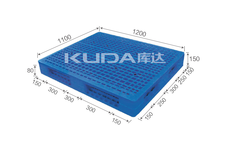 1211C WGSM PLASTIC PALLET（BUILT-IN STEEL TUBE）