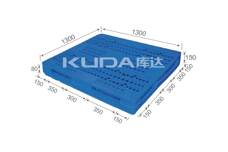 1313B WGSM PLASTIC PALLET（BUILT-IN STEEL TUBE）