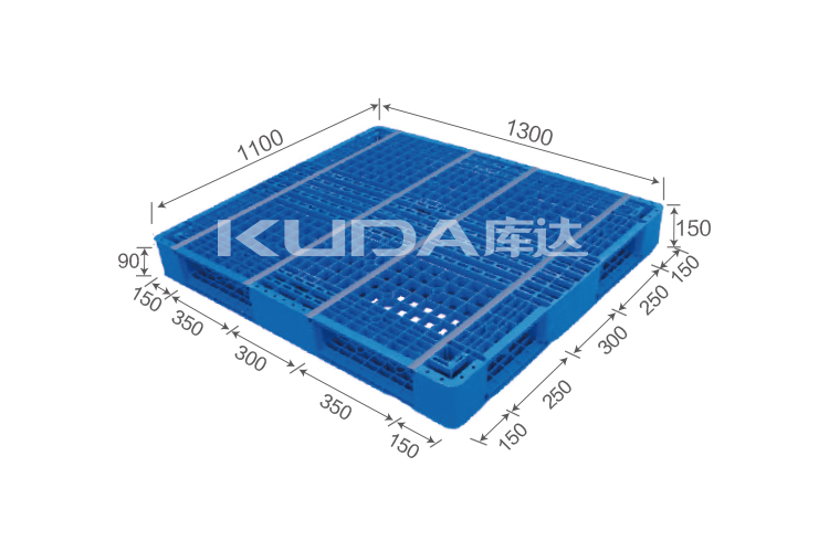 1311E WGSM PLASTIC PALLET（BUILT-IN STEEL TUBE）