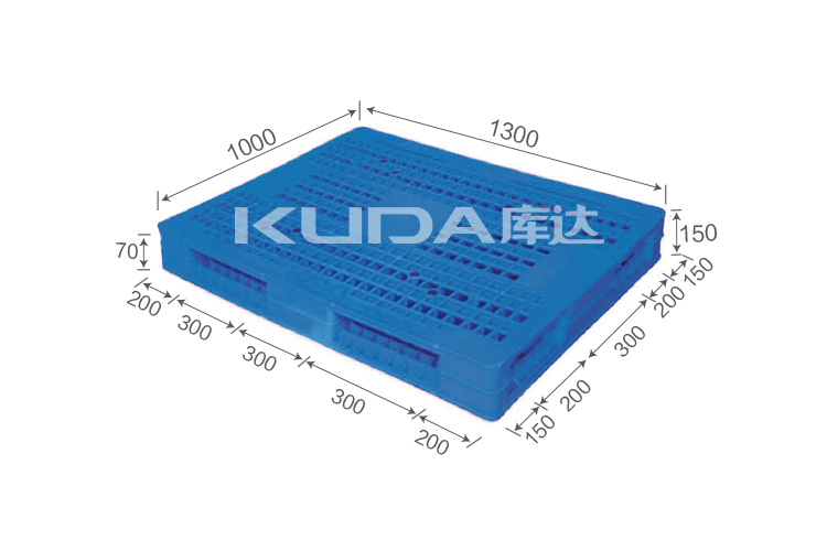 1310B WGSM PLASTIC PALLET（BUILT-IN STEEL TUBE）