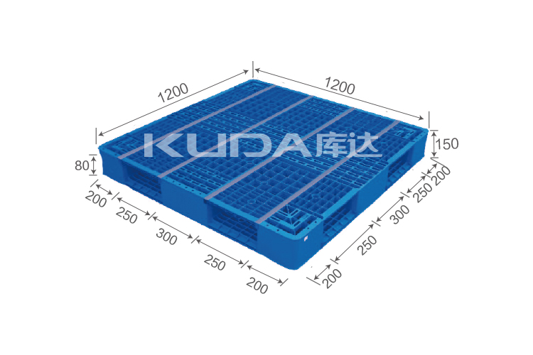 1212D WGSM PLASTIC PALLET（BUILT-IN STEEL TUBE）