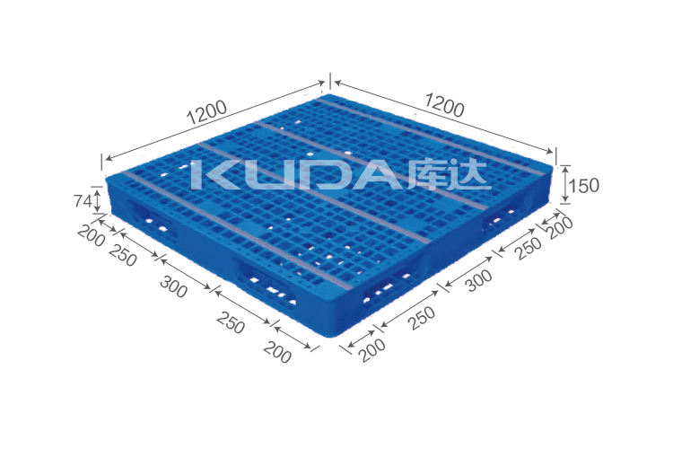 1212C WGSM PLASTIC PALLET（BUILT-IN STEEL TUBE）