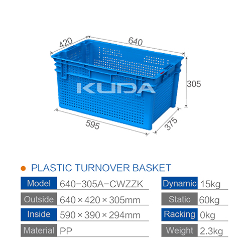 640-305A-CWZZK PLASTIC BASKET