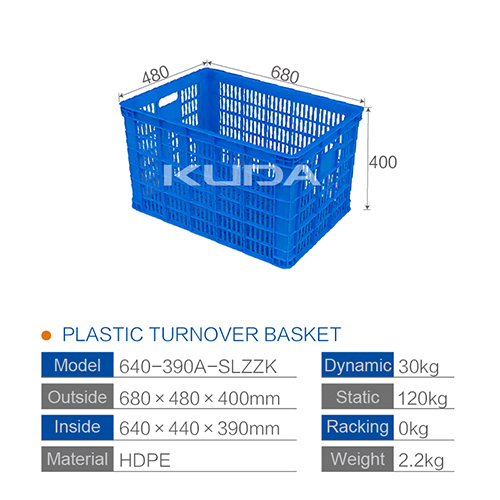 640-390A-SLZZK PLASTIC BASKET