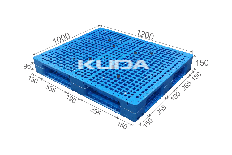 1210R-WGTZ PLASTIC PALLET(BUILT-IN STEEL TUBE)