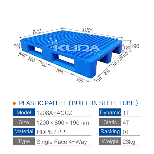 1208A-ACCZ PLASTIC PALLET