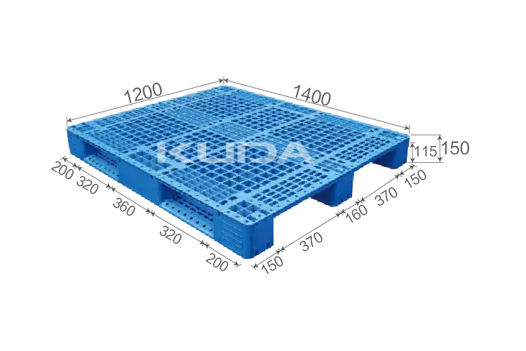 1412M-WGCZ PLASTIC PALLT(BUILT-IN STEEL TUBE)