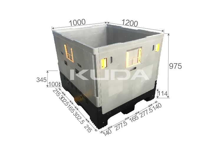 1210L-COLLAPSIBLE PLASTIC PALLET BOX