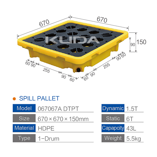 067067A-DTPT SPILL PALLET