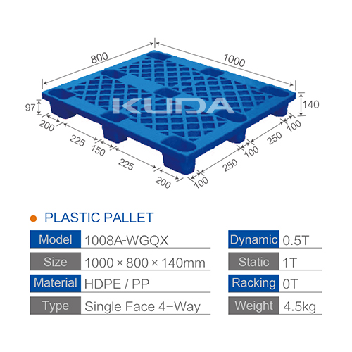 1008A-WGQX PLASTIC PALLET