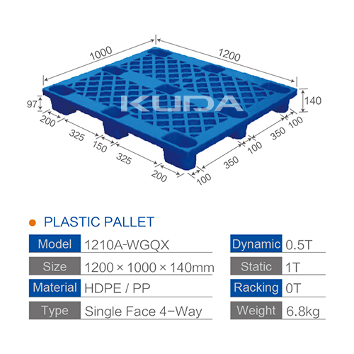 1210A-WGQX PLASTIC PALLET