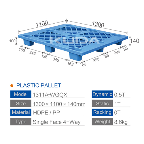 1311A-WGQX PLASTIC PALLET