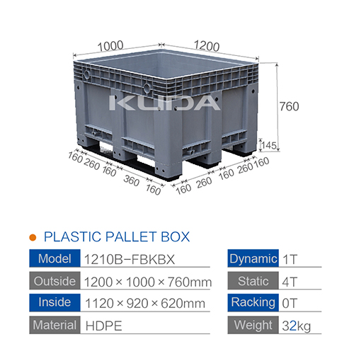 1210B-FBKBX PLASTIC ENCLOSURE BOX