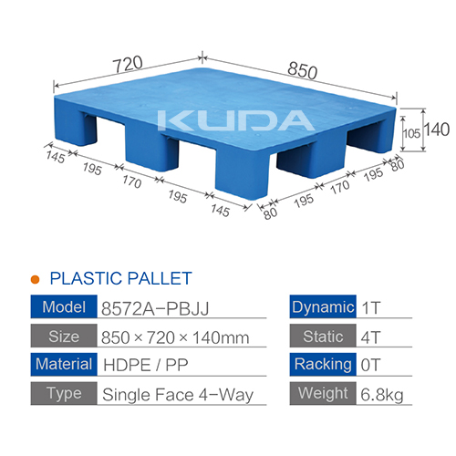 8572A-PBJJ PLASTIC PALLET