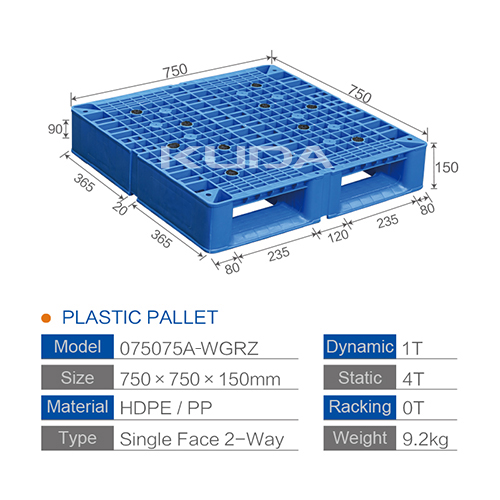 075075A-WGRZ PLASTIC PALLET