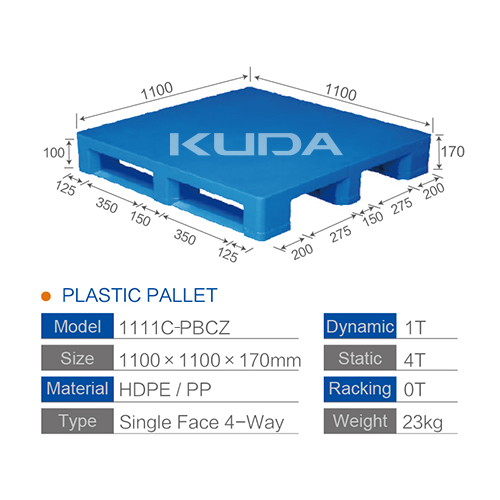 1111C-PBCZ PLASTIC PALLET