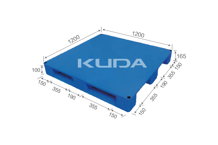 1212A-PBCZ PLASTIC PALLET（BUILT-IN STEEL TUBE）