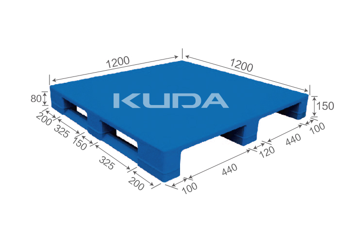 1212B-PBCZ PLASTIC PALLET（BUILT-IN STEEL TUBE）