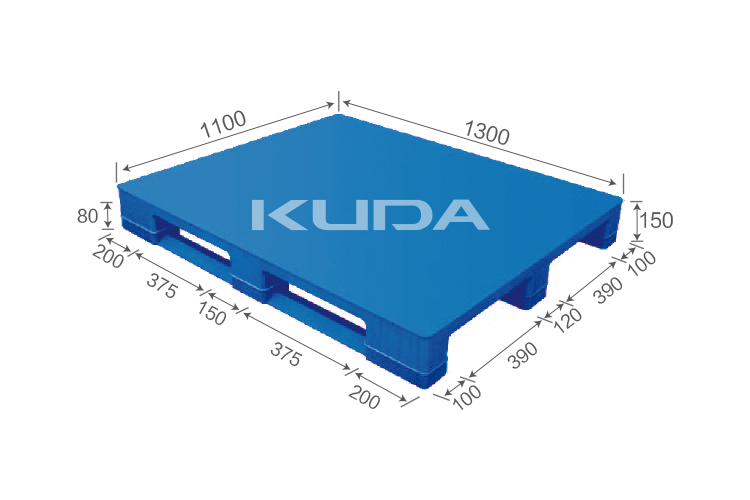 1311A-PBCZ PLASTIC PALLET（BUILT-IN STEEL TUBE）