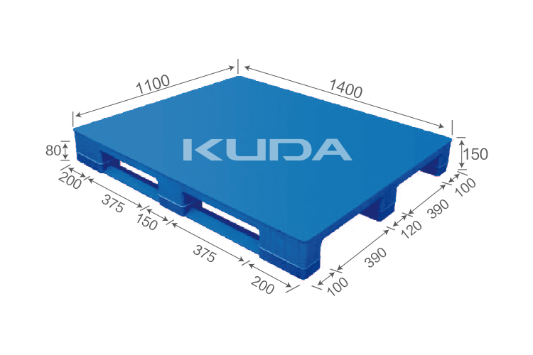 1411A-PBCZ PLASTIC PALLET（BUILT-IN STEEL TUBE）