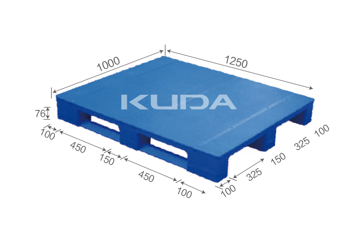 12510A-PBCZ PLASTIC PALLET（BUILT-IN STEEL TUBE）